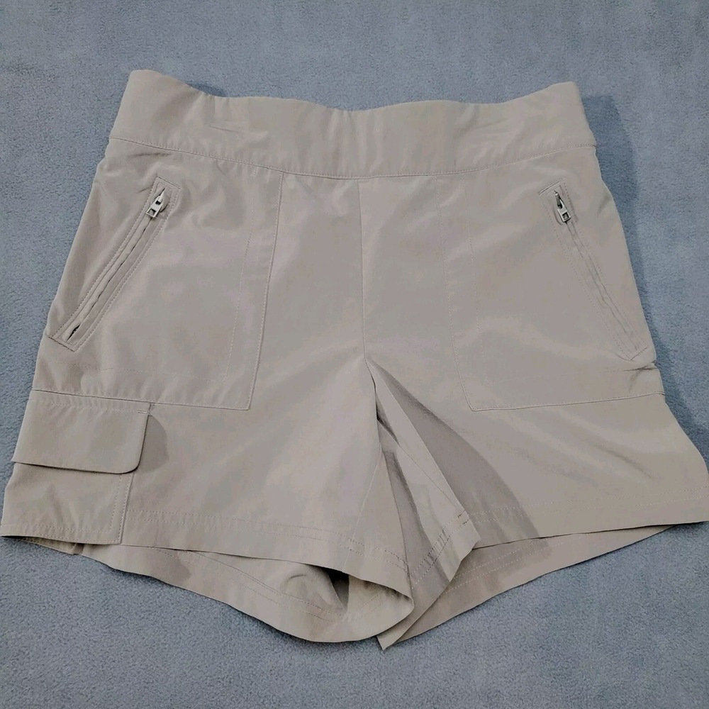 Athleta Shorts Womens Size 4 Brown Stretch Activewear 26 Waist Yoga Workout